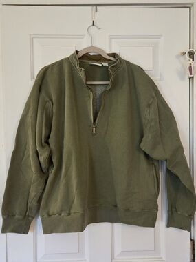 Vintage Orvis Quarter-zip Pulliver Sweatshirt Men's L